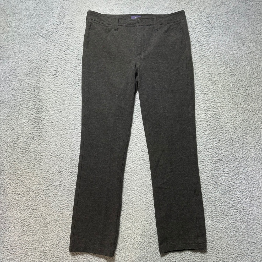 NYDJ‎ Womens Size 10 Skinny Pants Black Stretch Mid Rise Comfort Pant